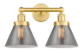 Edison Two Light Bath Vanity in Satin Gold (405|616-2W-SG-G43)