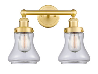 Edison Two Light Bath Vanity in Satin Gold (405|616-2W-SG-G192)