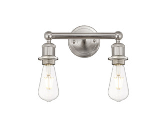 Edison Two Light Bath Vanity in Satin Gold (405|616-2W-SG)