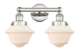 Edison Two Light Bath Vanity in Polished Nickel (405|616-2W-PN-G531)