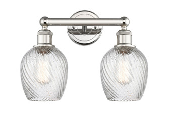 Edison Two Light Bath Vanity in Polished Nickel (405|616-2W-PN-G292)