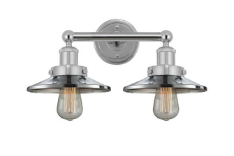 Edison Two Light Bath Vanity in Polished Chrome (405|616-2W-PC-M7-PC)