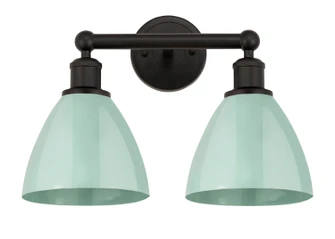 Edison Two Light Bath Vanity in Oil Rubbed Bronze (405|616-2W-OB-MBD-75-SF)