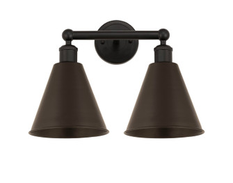 Edison Two Light Bath Vanity in Oil Rubbed Bronze (405|616-2W-OB-MBC-8-OB)