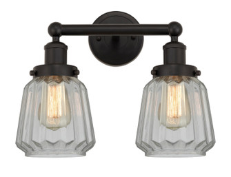 Edison Two Light Bath Vanity in Oil Rubbed Bronze (405|616-2W-OB-G142)