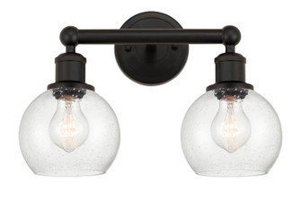 Edison Two Light Bath Vanity in Oil Rubbed Bronze (405|616-2W-OB-G124-6)