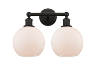 Edison Two Light Bath Vanity in Oil Rubbed Bronze (405|616-2W-OB-G121-8)