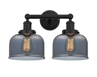 Edison Two Light Bath Vanity in Matte Black (405|616-2W-BK-G73)