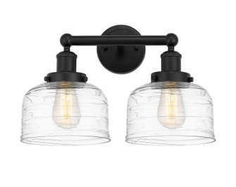 Edison Two Light Bath Vanity in Matte Black (405|616-2W-BK-G713)