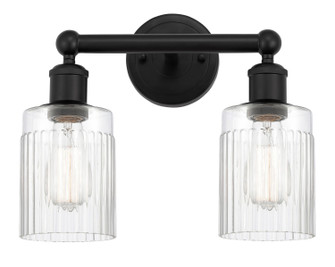 Edison Two Light Bath Vanity in Matte Black (405|616-2W-BK-G342)
