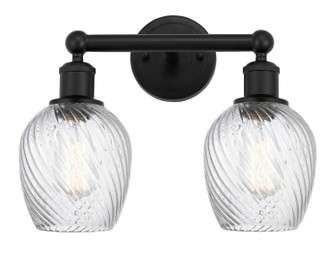Edison Two Light Bath Vanity in Matte Black (405|616-2W-BK-G292)