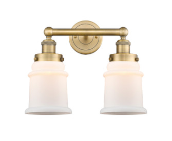 Edison Two Light Bath Vanity in Brushed Brass (405|616-2W-BB-G181)