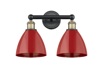 Edison Two Light Bath Vanity in Black Antique Brass (405|616-2W-BAB-MBD-75-RD)