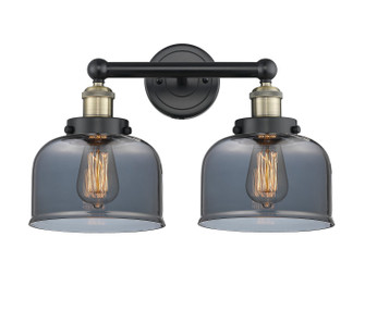 Edison Two Light Bath Vanity in Black Antique Brass (405|616-2W-BAB-G73)