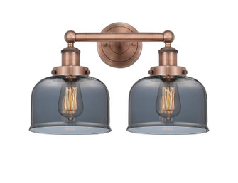 Edison Two Light Bath Vanity in Antique Copper (405|616-2W-AC-G73)