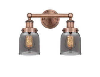Edison Two Light Bath Vanity in Antique Copper (405|616-2W-AC-G53)