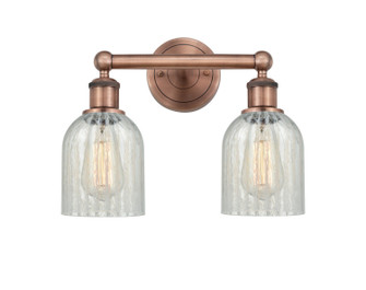 Edison Two Light Bath Vanity in Antique Copper (405|616-2W-AC-G2511)