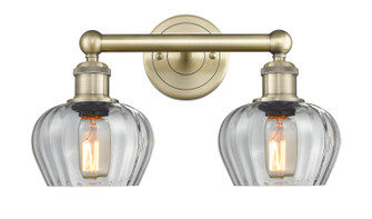 Edison Two Light Bath Vanity in Antique Brass (405|616-2W-AB-G92)