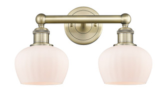 Edison Two Light Bath Vanity in Antique Brass (405|616-2W-AB-G91)