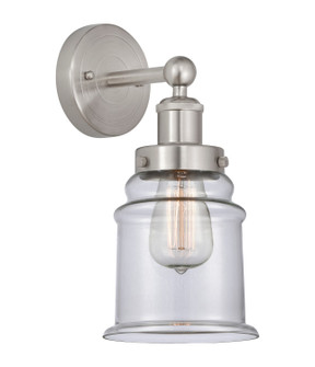Edison One Light Wall Sconce in Brushed Satin Nickel (405|616-1W-SN-G182)