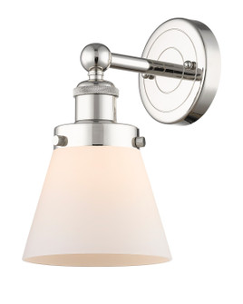 Edison One Light Wall Sconce in Polished Nickel (405|616-1W-PN-G61)