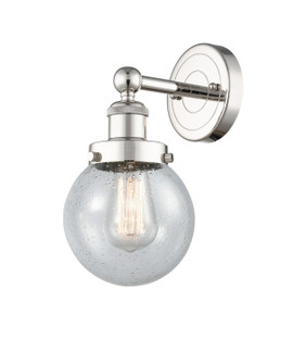 Edison One Light Wall Sconce in Polished Nickel (405|616-1W-PN-G204-6)