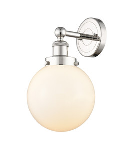 Edison One Light Wall Sconce in Polished Nickel (405|616-1W-PN-G201-8)