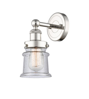 Edison One Light Wall Sconce in Polished Nickel (405|616-1W-PN-G184S)