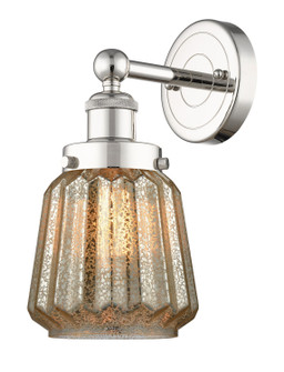 Edison One Light Wall Sconce in Polished Nickel (405|616-1W-PN-G146)