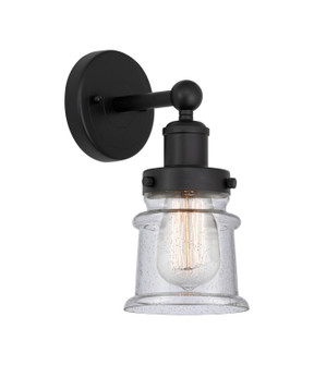 Edison One Light Wall Sconce in Matte Black (405|616-1W-BK-G184S)