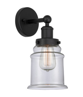 Edison One Light Wall Sconce in Matte Black (405|616-1W-BK-G182)