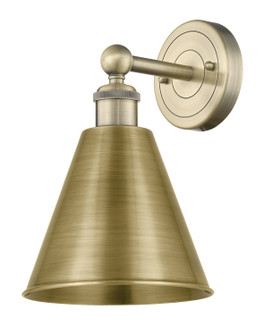 Edison One Light Wall Sconce in Brushed Brass (405|616-1W-BB-MBC-8-BB)