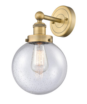 Edison One Light Wall Sconce in Brushed Brass (405|616-1W-BB-G204-8)
