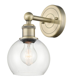 Edison One Light Wall Sconce in Antique Brass (405|616-1W-AB-G122-6)