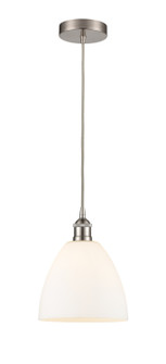 Edison One Light Mini Pendant in Brushed Satin Nickel (405|616-1P-SN-GBD-91)