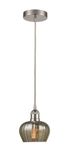 Edison LED Mini Pendant in Brushed Satin Nickel (405|616-1P-SN-G96-LED)