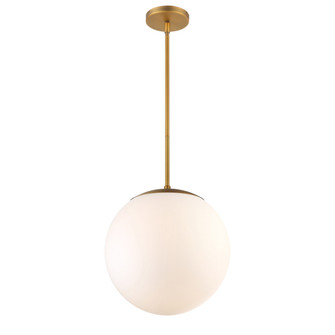 Niveous LED Pendant in Aged Brass (34|PD-52313-AB)