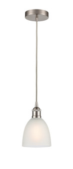 Edison LED Mini Pendant in Brushed Satin Nickel (405|616-1P-SN-G381-LED)