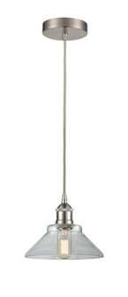 Edison LED Mini Pendant in Brushed Satin Nickel (405|616-1P-SN-G132-LED)
