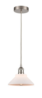 Edison One Light Mini Pendant in Brushed Satin Nickel (405|616-1P-SN-G131)