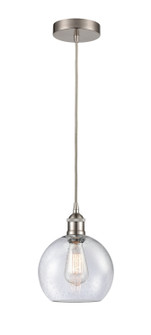 Edison One Light Mini Pendant in Brushed Satin Nickel (405|616-1P-SN-G124-8)