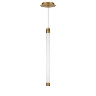 Jedi LED Mini Pendant in Aged Brass (34|PD-51322-AB)