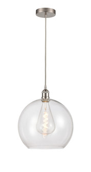 Edison LED Pendant in Brushed Satin Nickel (405|616-1P-SN-G122-14-LED)