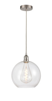 Edison LED Mini Pendant in Brushed Satin Nickel (405|616-1P-SN-G122-12-LED)
