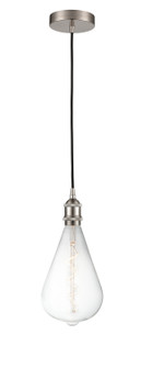 Edison LED Mini Pendant in Brushed Satin Nickel (405|616-1P-SN-BB164LED)