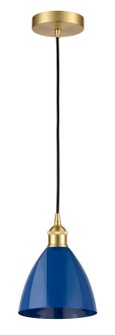 Edison One Light Mini Pendant in Satin Gold (405|616-1P-SG-MBD-75-BL)