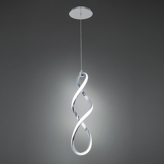 Interlace LED Pendant in Chrome (34|PD-47821-CH)
