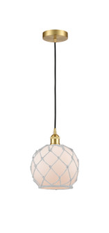 Edison One Light Mini Pendant in Satin Gold (405|616-1P-SG-G121-8RW)