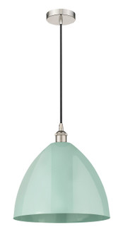 Edison One Light Mini Pendant in Polished Nickel (405|616-1P-PN-MBD-16-SF)