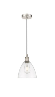 Edison One Light Mini Pendant in Polished Nickel (405|616-1P-PN-GBD-752)